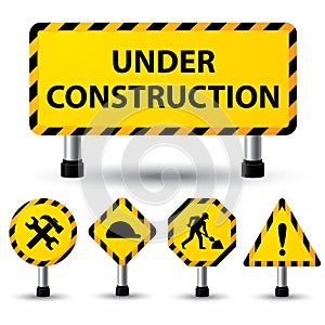 Under construction sign