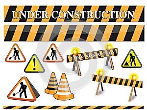 Under construction sign