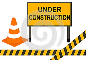 Under construction sign