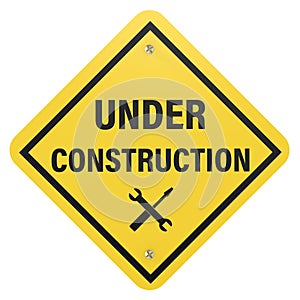 Under construction sign