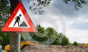 Under construction sign