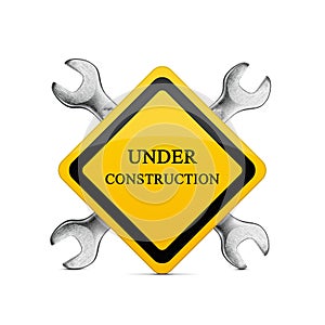 Under construction sign