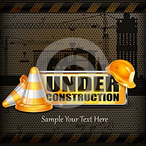 Under construction sign