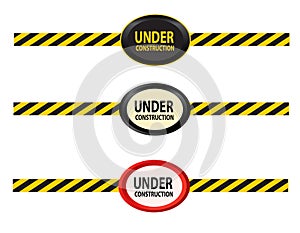 Under construction signs
