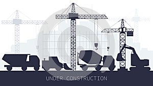 under construction site