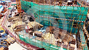 under construction site