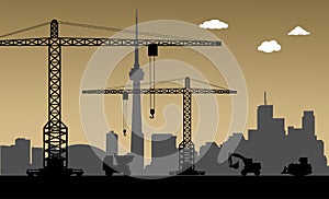 Under Construction, The Toronto City, Canada