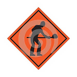 Under Construction Traffic Road Sign