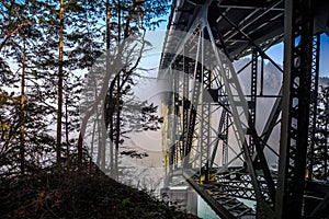 Under Deception Pass Bridge, Whidbey Island