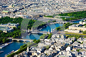 The View of Pont Alexandre III and Place de la Concorde