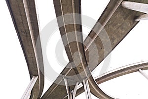 Under express way isolated