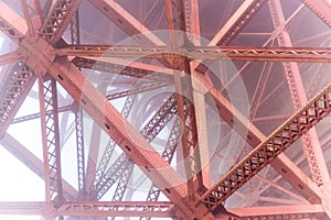 Under the Fog view at Golden Gate Bridge