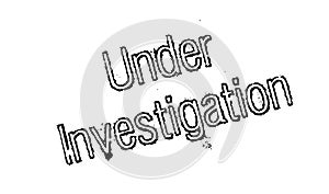 Under Investigation rubber stamp photo
