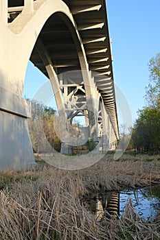 Under the Mendota Bridge