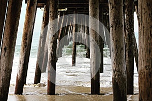 Under pier