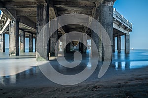 Under the `pier` of `Blankenberge`