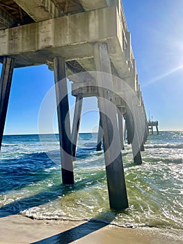 Under the Pier in Panama City, Florida