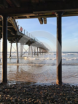 Under the Pier at Saltburn by the Sea