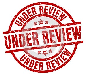 under review stamp