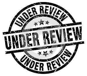 under review stamp