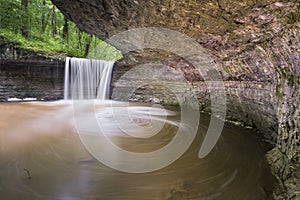 Under Rock Rest Falls