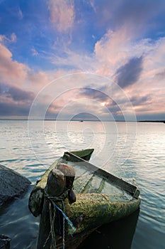 Under the rosy clouds were made