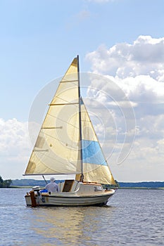 Under the sail