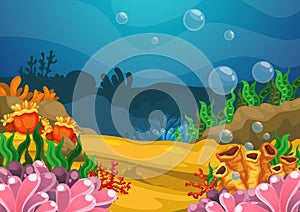 Under the sea background photo