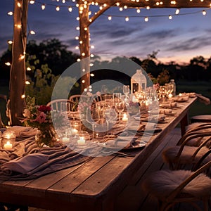 Under the Starry Night: An Enchanting Alfresco Dinner Experience