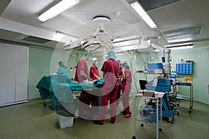 Under surgery