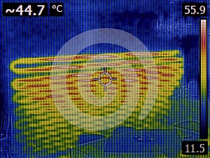 Under Wall Thermal Imaging