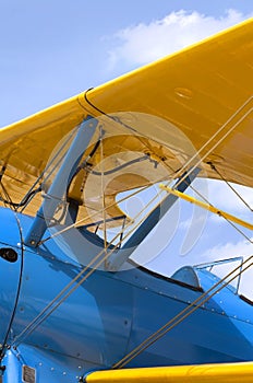 Under the Wing - PT-13 Stearman Bi-Plane