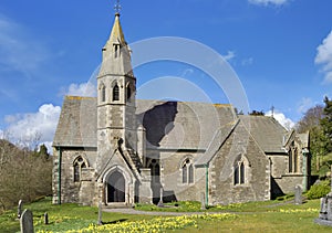 Underbarrow church in Spring