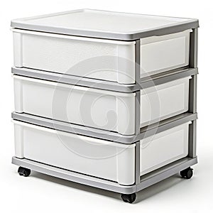 Underbed storage container with wheels