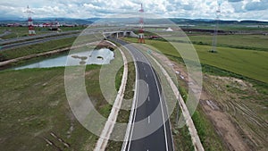 Underconstruction highway pasarel and bridges