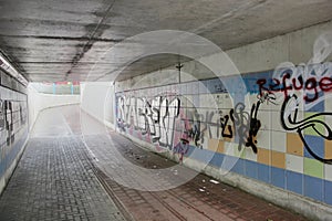 Undercrossing With Graffiti