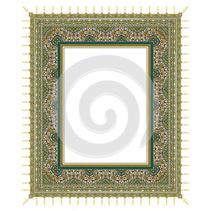 Old World Borders Vector - Tiled frame in plant leaves and flowers Framework Decorative Elegant style