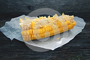 boiled corn