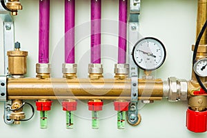 Underfloor heating control system