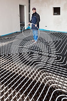 Underfloor heating and cooling