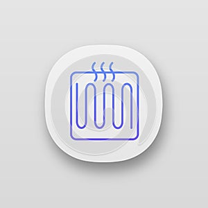 Underfloor heating element app icon