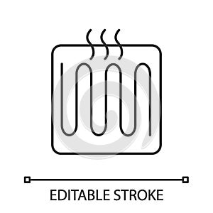 Underfloor heating element linear icon