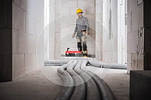 Underfloor Heating Recuperation Pipelines photo