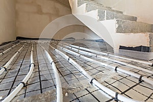 Underfloor heating system photo