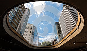 Underground access to Avenida Paulista, Sao Paulo