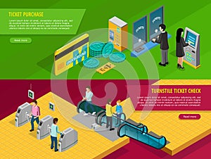 Underground Banners Set