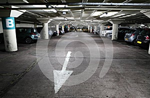 Underground car park photo