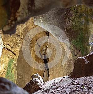 Underground Cave Rock Formations