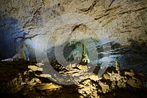 Underground caves, grottes de Choranche, IsÃ¨re, France