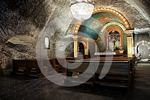 Underground chapel